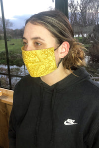 Paraaone me Koowhai Design Cloth Face Mask Pleated